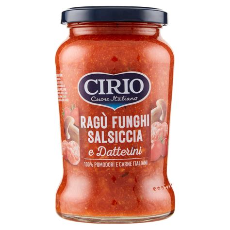 Cirio Ragù Funghi Salsiccia e Datterini 350 g Carrefour