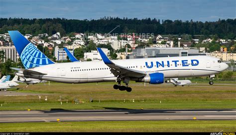 N674ua United Airlines Boeing 767 300er At Zurich Photo Id 1473105