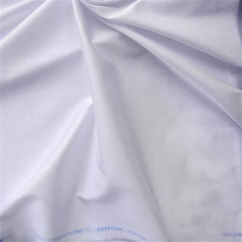 Wholesale Alexandria Egyptian Cotton Fabric Bright White 25 Yard Bolts