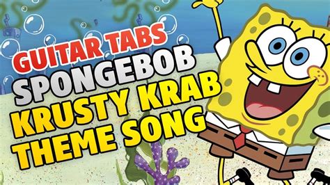 [spongebob] Krusty Krab Theme Song Guitar Cover Rake Hornpipe Tab Youtube