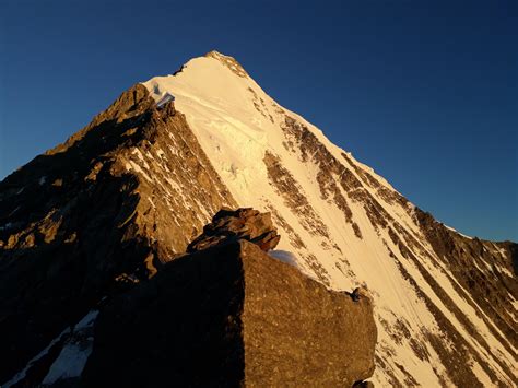 Weisshorn M Aktuelle Verh Ltnisse Vom Auf Der Route