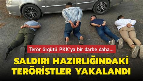 Terör örgütü PKK ya bir darbe daha Saldırı hazırlığındaki