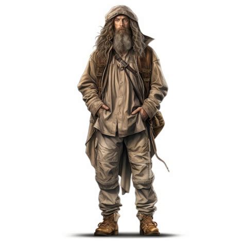 Premium Photo | Hobbit Male Character Figure With Stylish Costume Design