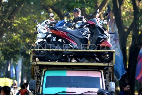 ANGKUTAN MOTOR GRATIS ANTARA Foto