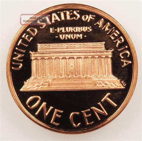 S Deep Cameo Proof Lincoln Memorial Cent Penny B