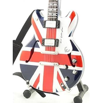 Oasis Miniature Guitar Noel Gallagher Epiphone Supernova Union Jack