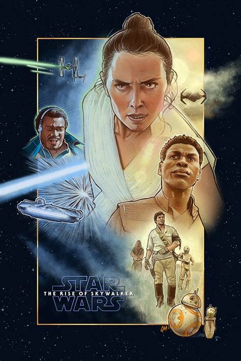 Star Wars The Rise of Skywalker alternate movie poster on Behance | Rey ...