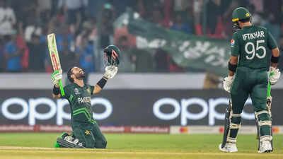 Pakistan Pull Off Record World Cup Run Chase Riding On Rizwan Shafique