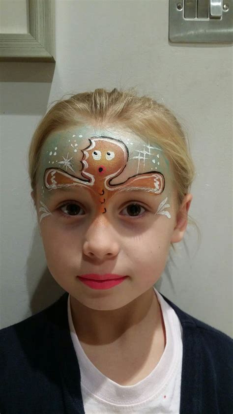 Gingerbread Man Face Paint By Uk Ginger Man Cookies