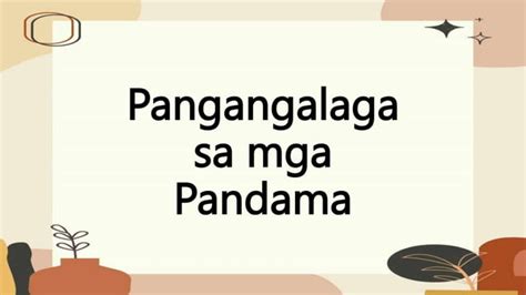 Nagpapakita Ng Pangangalaga Sa Mga Pandama O Katawanpptx