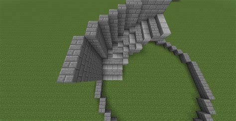 Schematic Minecraft Spiral Staircase Generator