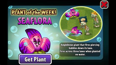 Plants Vs Zombies Seafloras Potw Thymed Event Level Youtube