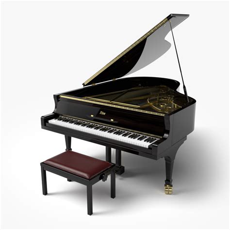 Grand Piano 3d Model Turbosquid 1411700