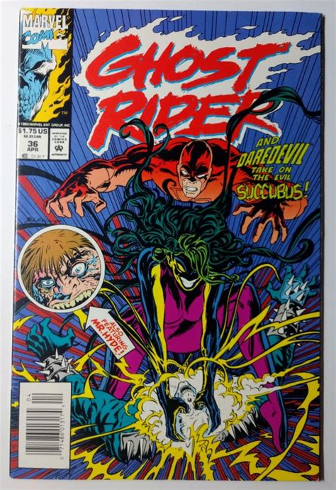 Ghost Rider 36 8 0 1993 Newsstand Comic Books Modern Age Marvel Ghost Rider Superhero