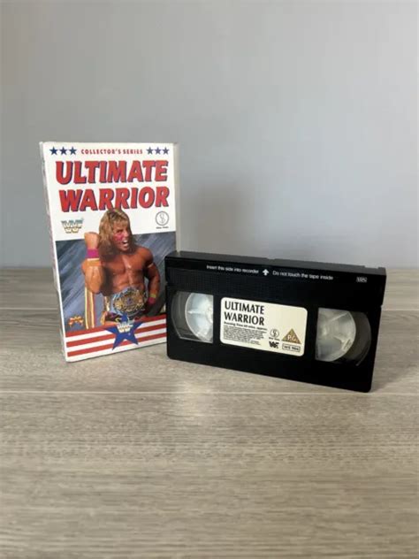 WWF ULTIMATE WARRIOR Wrestling Video PAL VHS Tape WWE WCW Collector