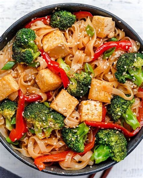 Sweet Sour Veggie Tofu Stir Fry With Rice Noodles Artofit