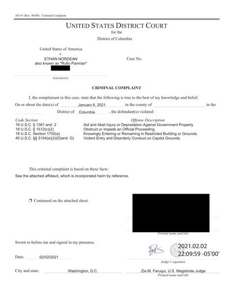 PDF Ethan Nordean Complaint Affidavit DOKUMEN TIPS