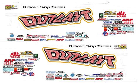 OUTCAST AHRA NHRA 1 64 Waterslide Or Peel N Stick Decal EBay