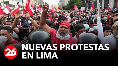 PerÚ Nueva Jornada De Protestas En Lima Contra Gobierno De Presidenta Boluarte Videos