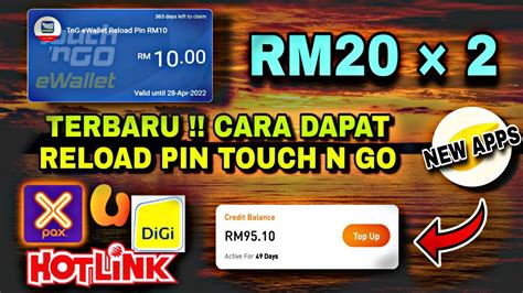 Top Up Free 2022 Tebus Reload Pin Top Up Free RM20 Di Aplikasi