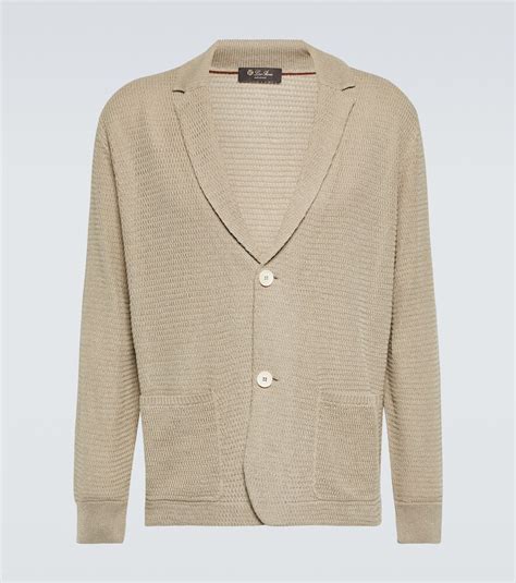 Loro Piana Silk And Linen Cardigan Beige Editorialist