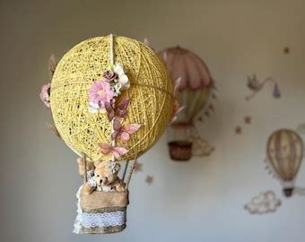 Hot Air Balloon Lights For Nursery Room Decor Baby Shower Gift Etsy