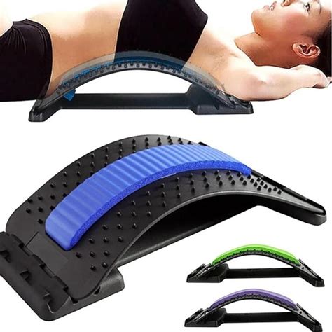 Massageador Ortop Dico Alongador Dores Nas Costas Apoio Encosto Al Vio