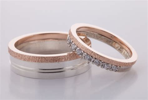 Wit Rose Gouden Ringen 2 Heren Ring Gedeelte Zilver Albino