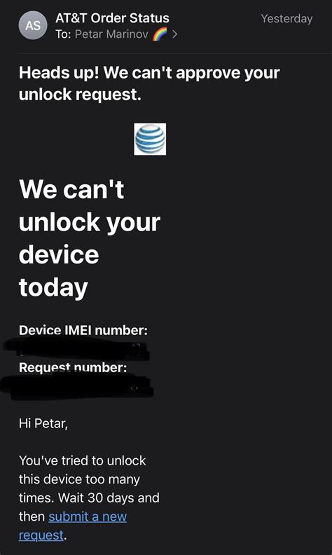 att com unlock device status 3