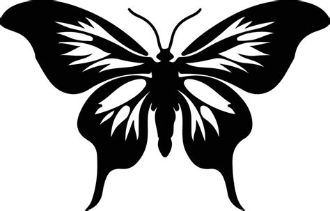 moth black silhouette 38101857 Vector Art at Vecteezy