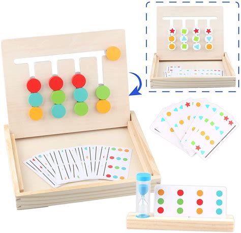 Wooden Puzzle Preschool Educational Toys, Montessori Toys Sorting ...