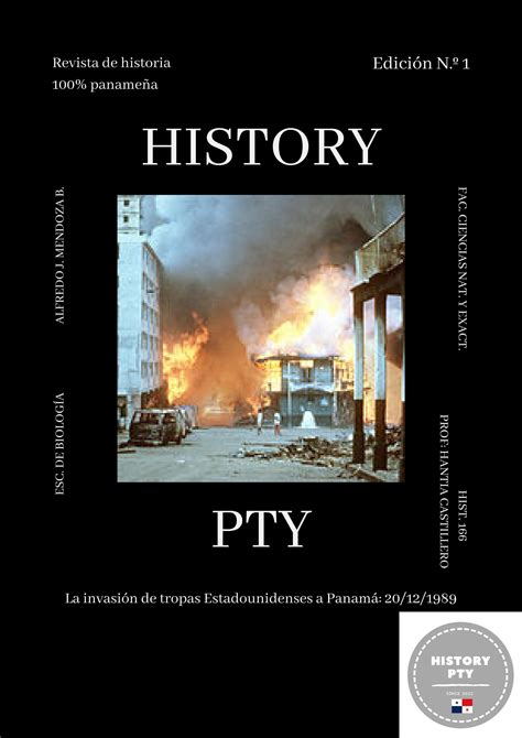 MENDOZA ALFREDO REVISTA HISTORY PTY PRIMERA EDICIÓN 2022 LA