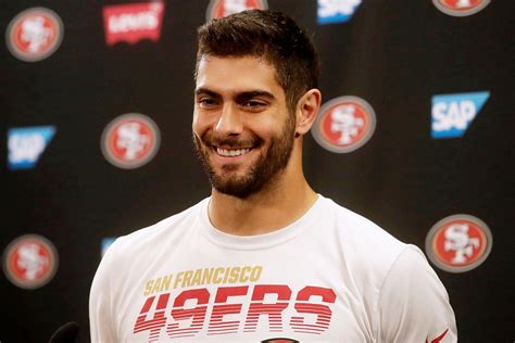 49ers Jimmy Garoppolo Admits Hes Bad Texter