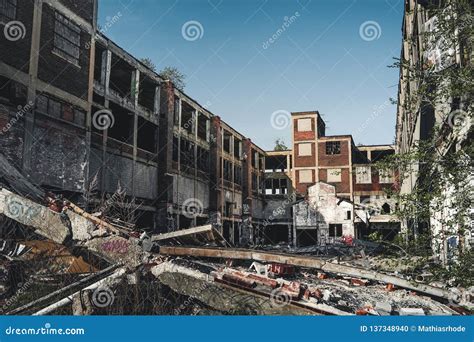 Detroit Michigan United States October 2018 View Of The Abandoned