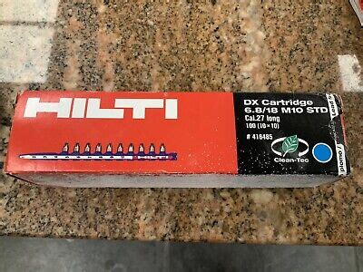 Hilti Dx Cartridge M Std Cal Long Count Ebay