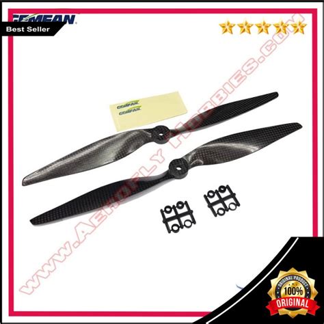 Jual Ori Gemfan 13x6 5 APC Style Carbon Fiber Propeller 1 CW 1CCW