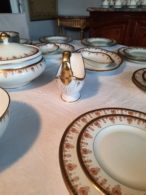 Proantic Chastagner Limoges Porcelain Table Service