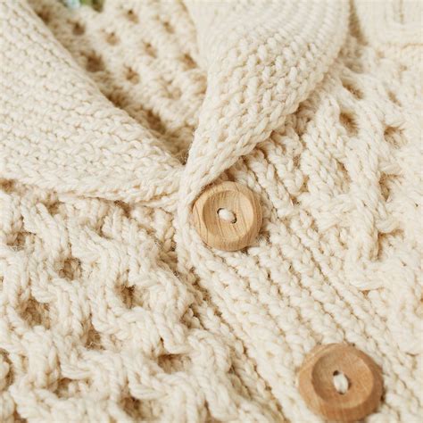 Inverallan 6A Shawl Cardigan Natural END US