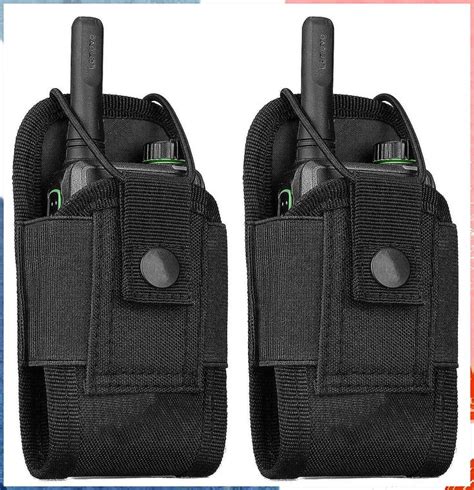 Abcgoodefg Molle Radio Holder Walkie Talkie Pouch Case For Duty Belt