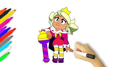 How To Draw Mandy Brawl Stars YouTube