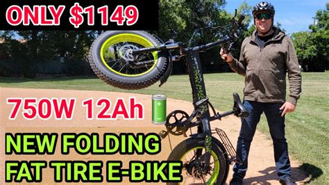 New E Bike Senada Drifter Fat Tire Folding Electric Bike W Youtube