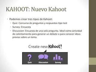 Tutorial Kahoot PPT