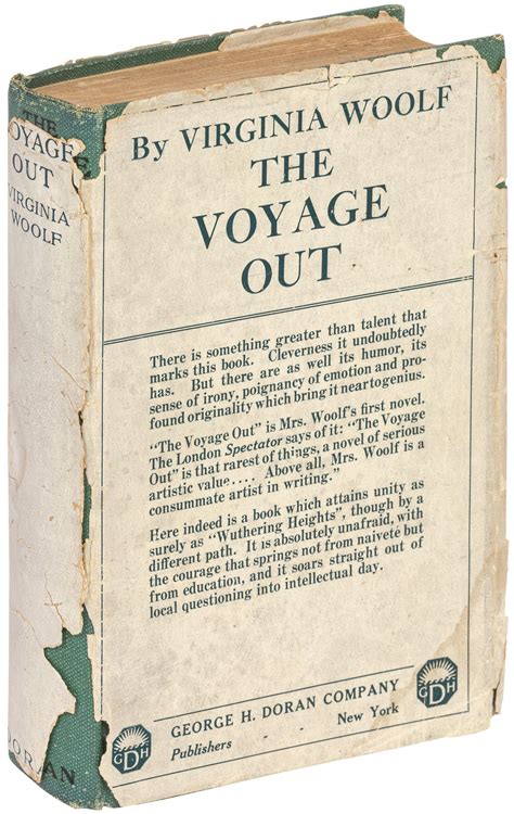 The Voyage Out By Woolf Virginia Very Good Hardcover 1920 Between