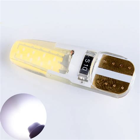 Flytop T10 W5W LED Car Light CANBUS 12V 194 6W Super Bright T10 COB LED