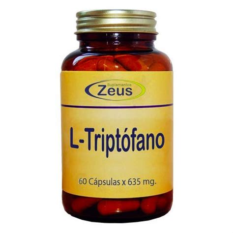 L Triptófano Zeus 60 Cápsulas Estrés Y Ansiedad Comprar Elbúhoverde