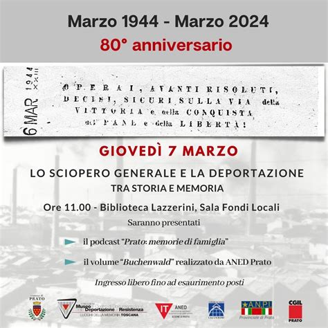 Museo Della Deportazione E Resistenza Anniversario Degli Scioperi