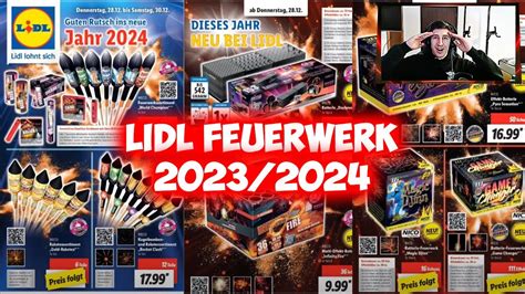 LIDL SILVESTER FEUERWERK PROSPEKT 2023 24 KAUFEMPFEHLUNGEN YouTube