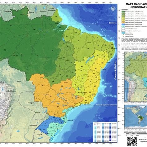 Bacias Hidrogr Ficas E Regi Es Hidrogr Ficas Do Brasil C Lculo De