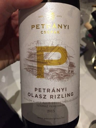 Petranyi Olaszrizling Vivino US