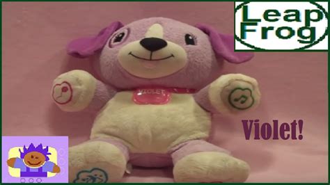 Leapfrog My Puppy Pal Talking And Singing Violet The Puppy Dog Plush